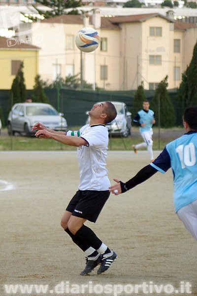 Il capitano del Cardedu, Francesco Boi, si prepara allo stop